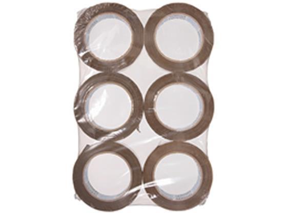 セキスイ OPPテープE 52μ 48mm×100m 茶色 36巻[代引不可]【仕入先直送品Ａ】