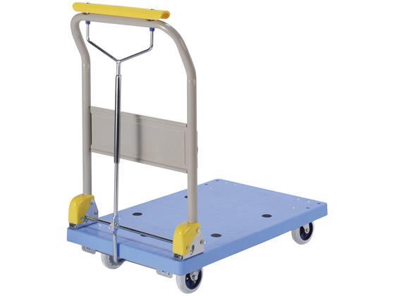 金沢車輌 微音樹脂ハンドブレーキ台車 150kg荷重[代引不可]【仕入先直送品Ａ】