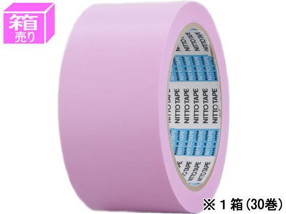 日東電工 床養生用テープ50mm*25mさくら色 30巻[代引不可]【仕入先直送品Ａ】