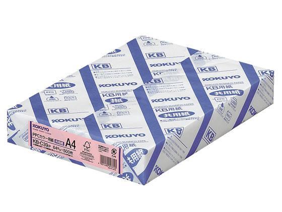 コクヨ(KOKUYO) PPCカラー用紙 A4 ピンク 500枚