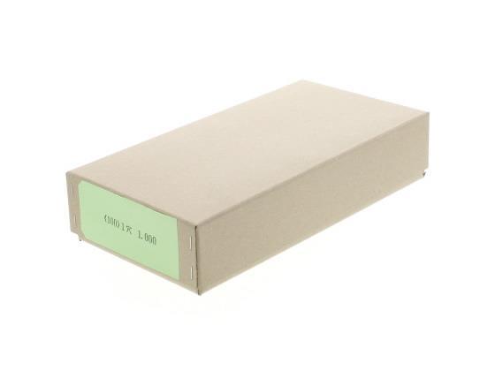 リンテック カラー荷札1穴 ウグイス 1000枚[代引不可]【仕入先直送品Ａ】