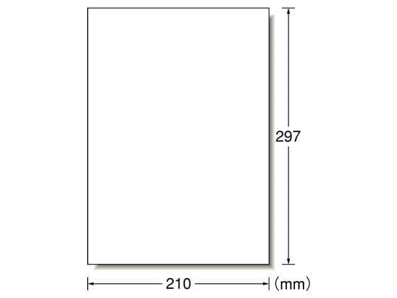 エーワン レーザー用ラベル A4 ノーカット 100枚