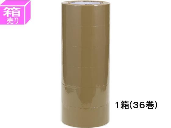 セキスイ OPPテープE 50μ 48mm×100m 茶 36巻[代引不可]【仕入先直送品Ａ】