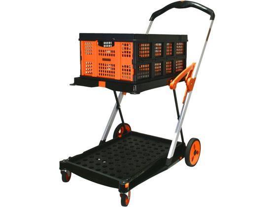 その他 折りたたみ式2段カート[代引不可]【仕入先直送品Ａ】