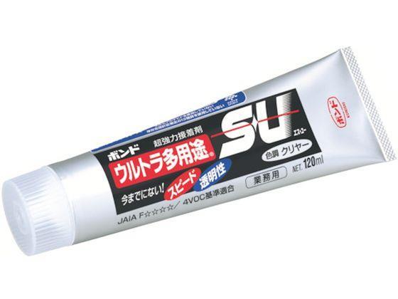 コニシ ボンドウルトラ多用途SU 120ml(箱) クリアー[代引不可]【仕入先直送品Ａ】
