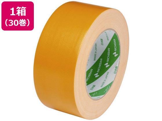 ニチバン 布粘着テープ 50mm×25m 橙 30巻[代引不可]【仕入先直送品Ａ】