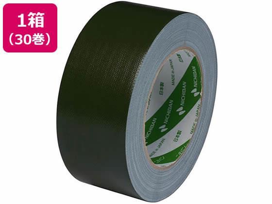 ニチバン 布粘着テープ 50mm×25m 緑 30巻[代引不可]【仕入先直送品Ａ】