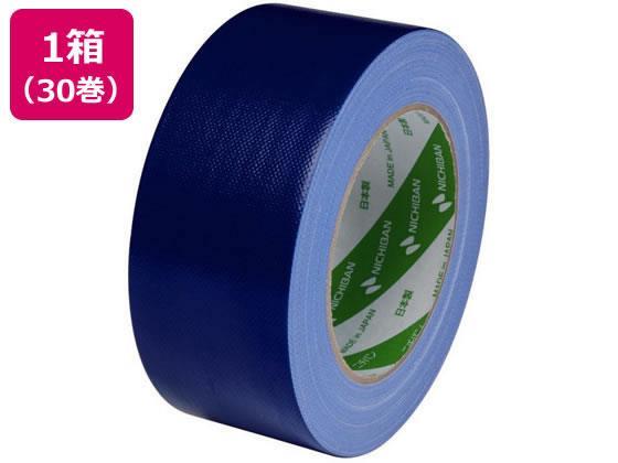 ニチバン 布粘着テープ 50mm×25m 青 30巻[代引不可]【仕入先直送品Ａ】