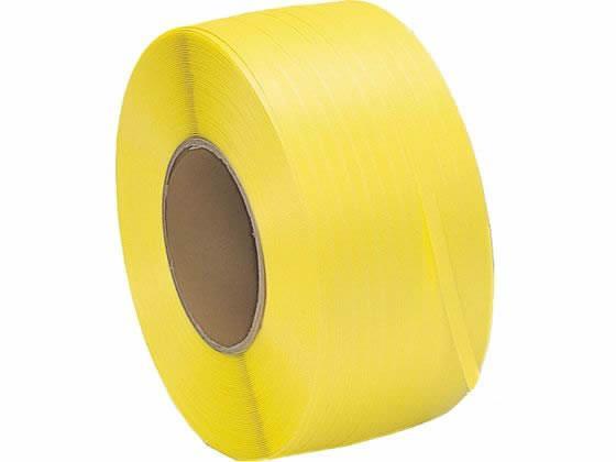 信越工業 PPバンド 自動梱包機用 幅15mm×長さ2500m 黄[代引不可]【仕入先直送品Ａ】