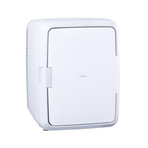 【設置＋リサイクル】ツインバード(TWINBIRD) HR-EB08W ホワイト 2電源式ポータブル電子保冷保温ボックス 冷温庫 20L