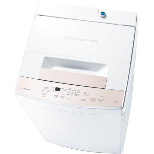 【設置】東芝(TOSHIBA) AW-45GA4 W ピュアホワイト 全自動洗濯機 洗濯4.5kg