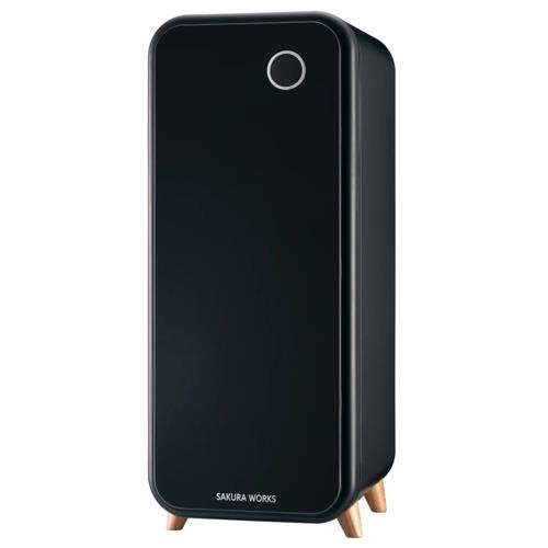 【設置】さくら製作所 FROSTY BSJ15-BK ブラック セカンド冷蔵庫 右開き 48L 幅360mm