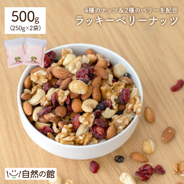 ラッキーベリーナッツ 500g(250g×2)