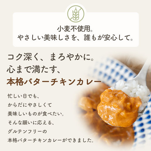 グルテンフリーバターチキンカレー3袋セット