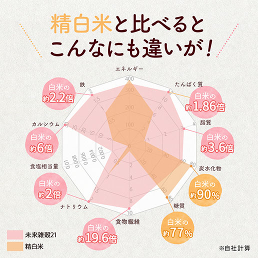 未来雑穀21+マンナン 400g