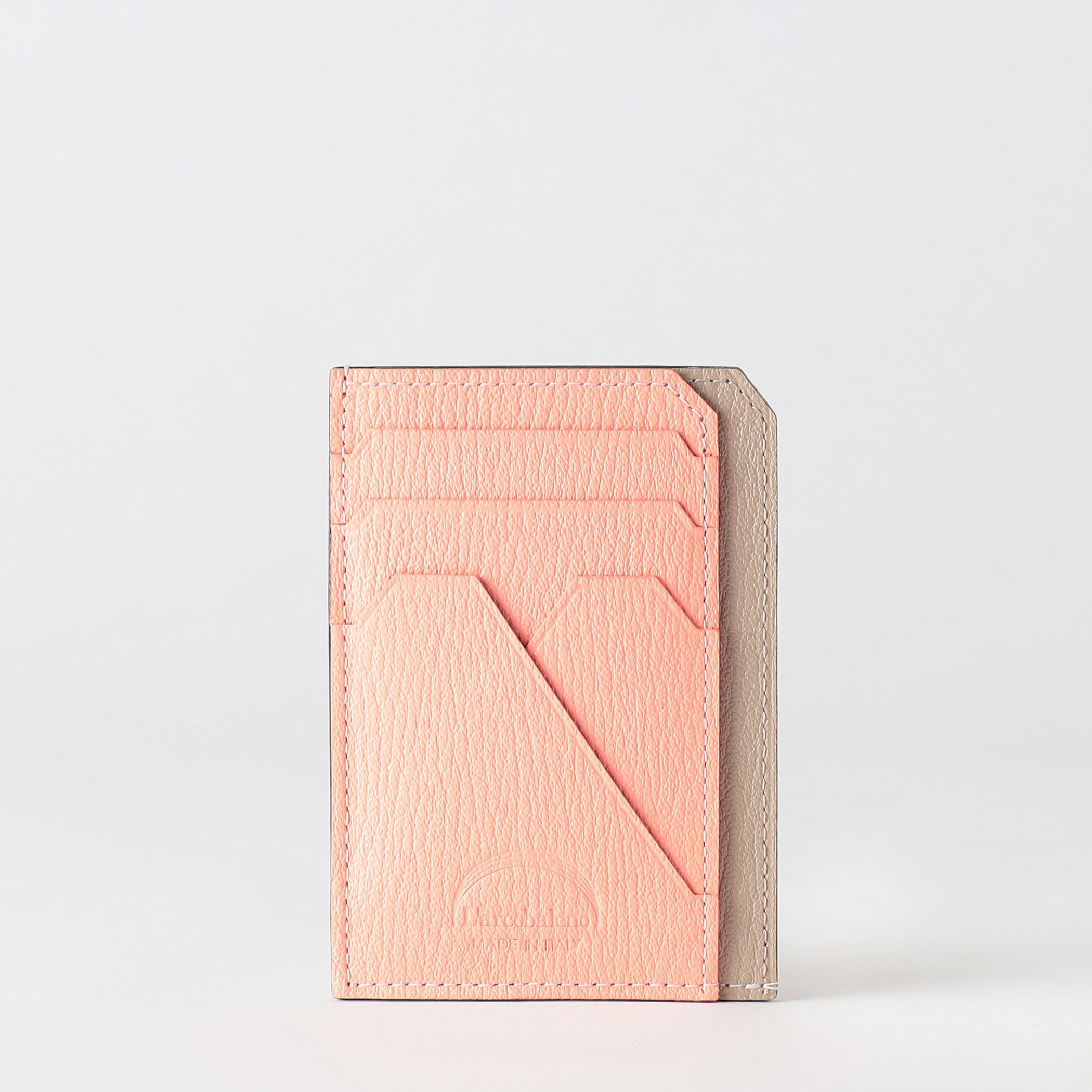 【ラルコバレーノ】スマートミニウォレット BEIGE*PINK