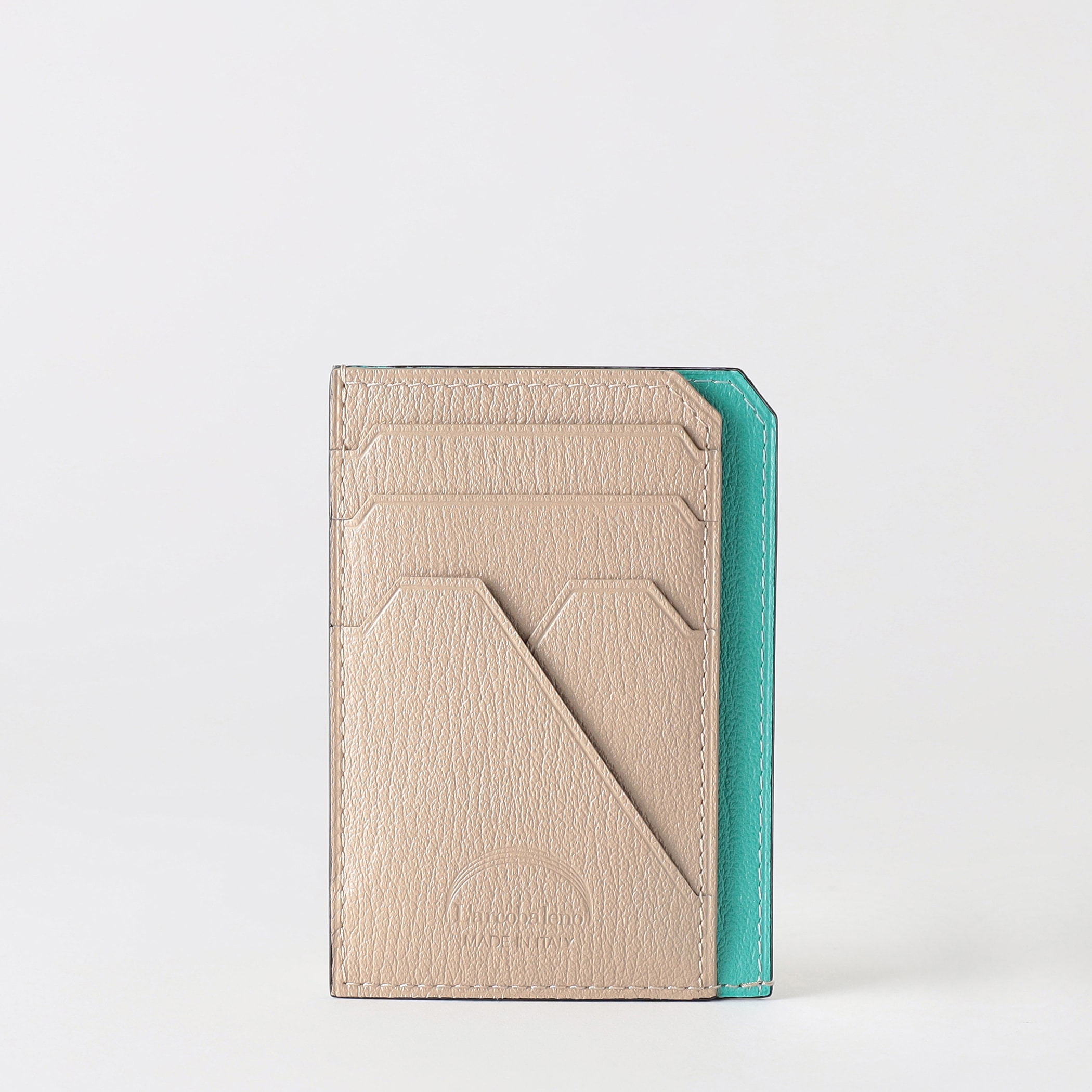 【ラルコバレーノ】スマートミニウォレット AQUATIC*BEIGE