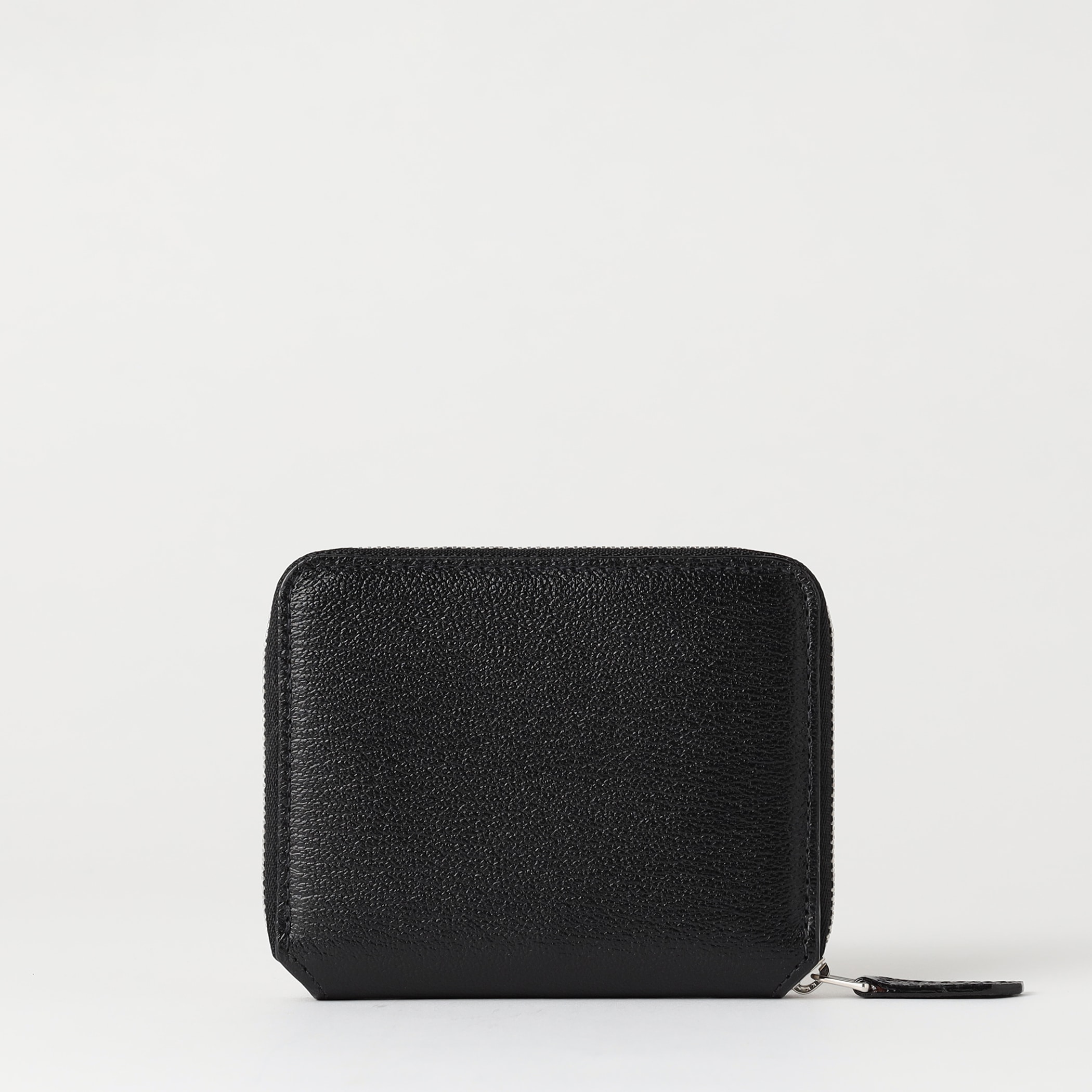 【ラルコバレーノ】ラウンドジップミニウォレット BLACK*TURQUOISE