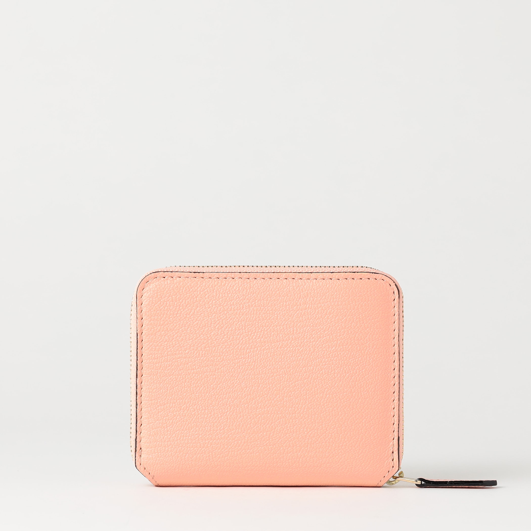 【ラルコバレーノ】ラウンドジップミニウォレット PINK*BEIGE