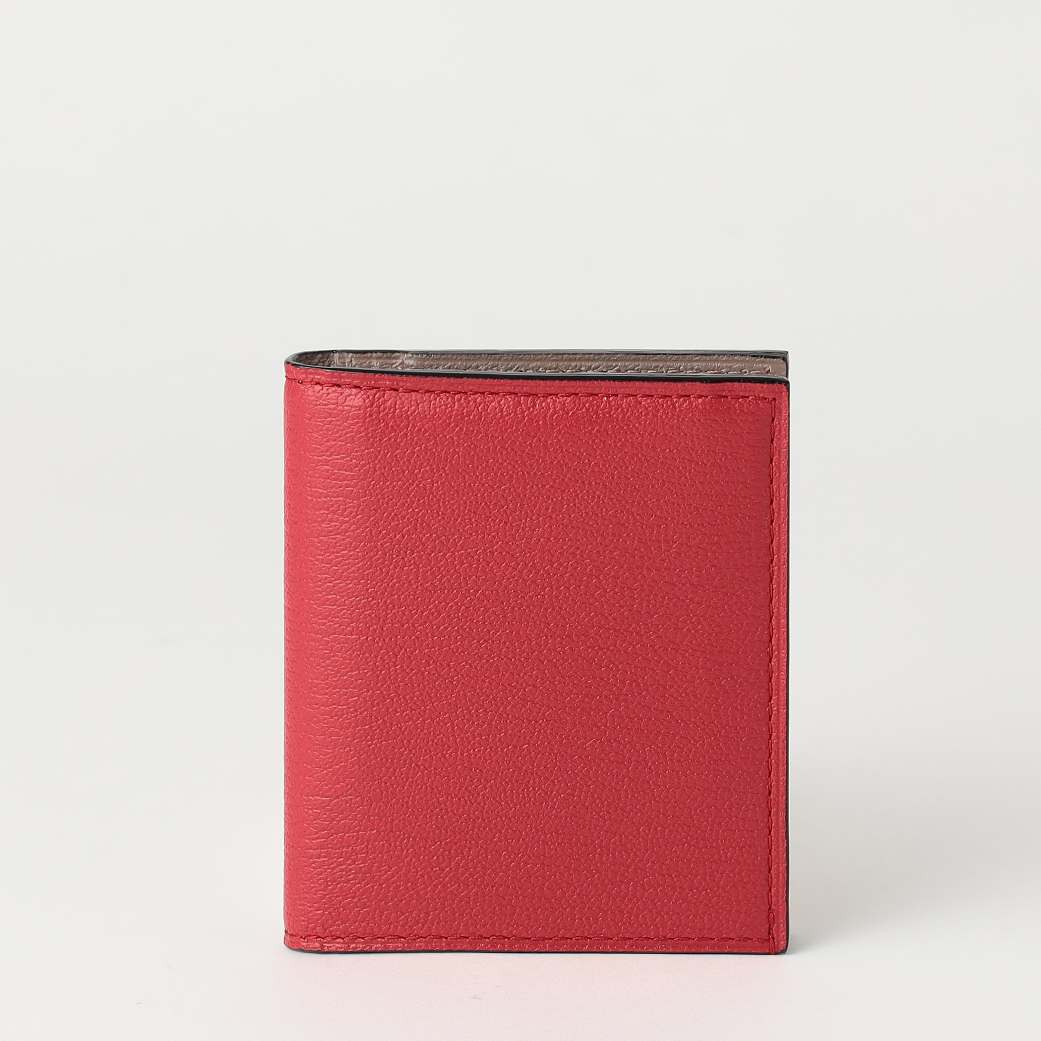 【ラルコバレーノ】スナップタイプ二つ折りミニウォレット RED*TORTORA