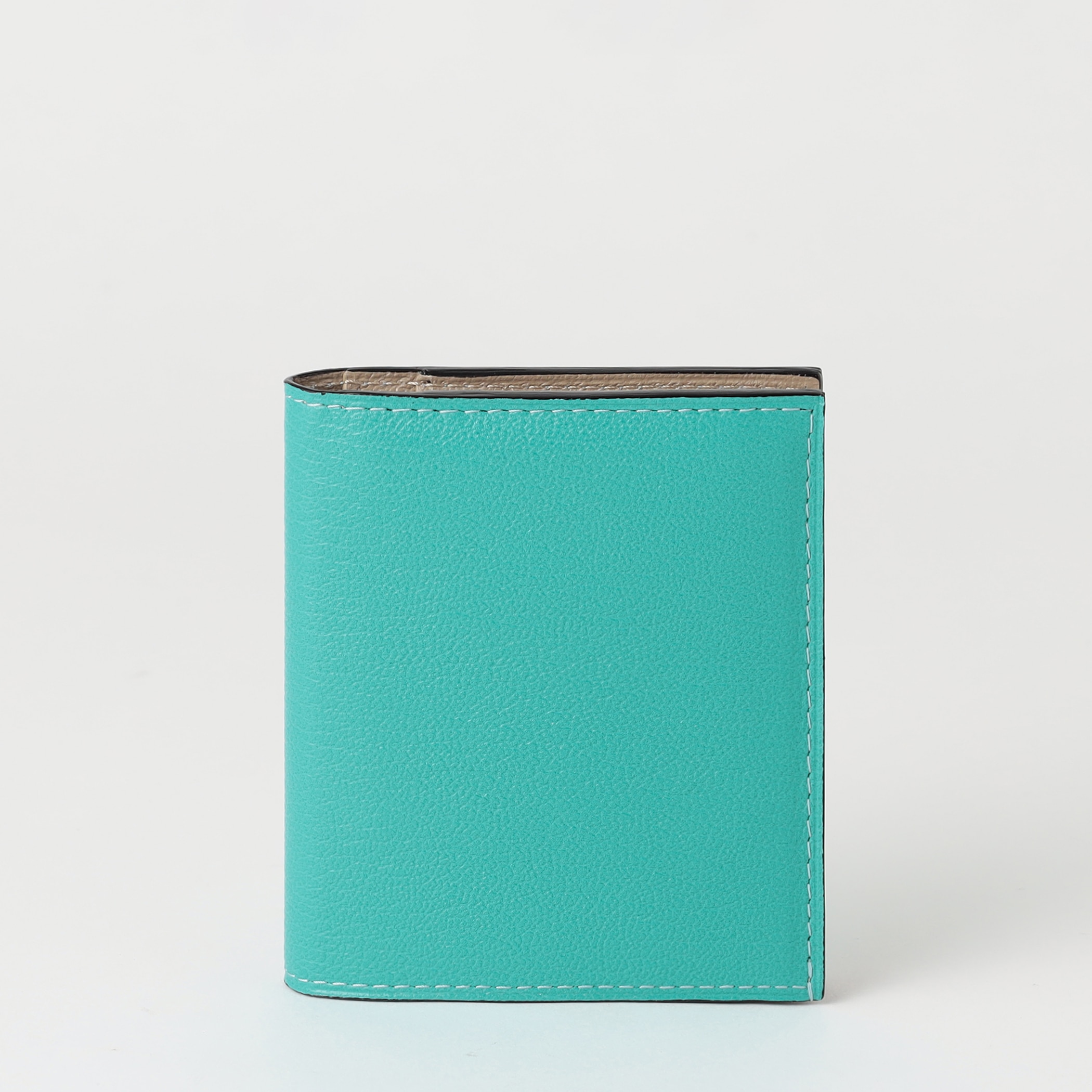 【ラルコバレーノ】スナップタイプ二つ折りミニウォレット AQUATIC*BEIGE