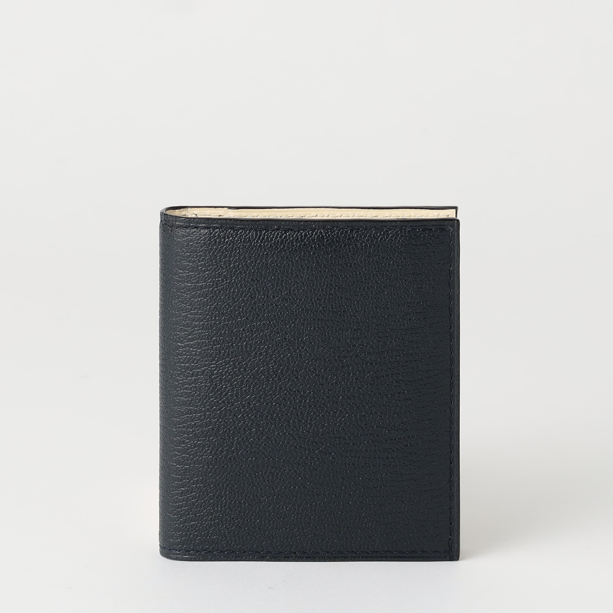 【ラルコバレーノ】スナップタイプ二つ折りミニウォレット NAVY*WHITE