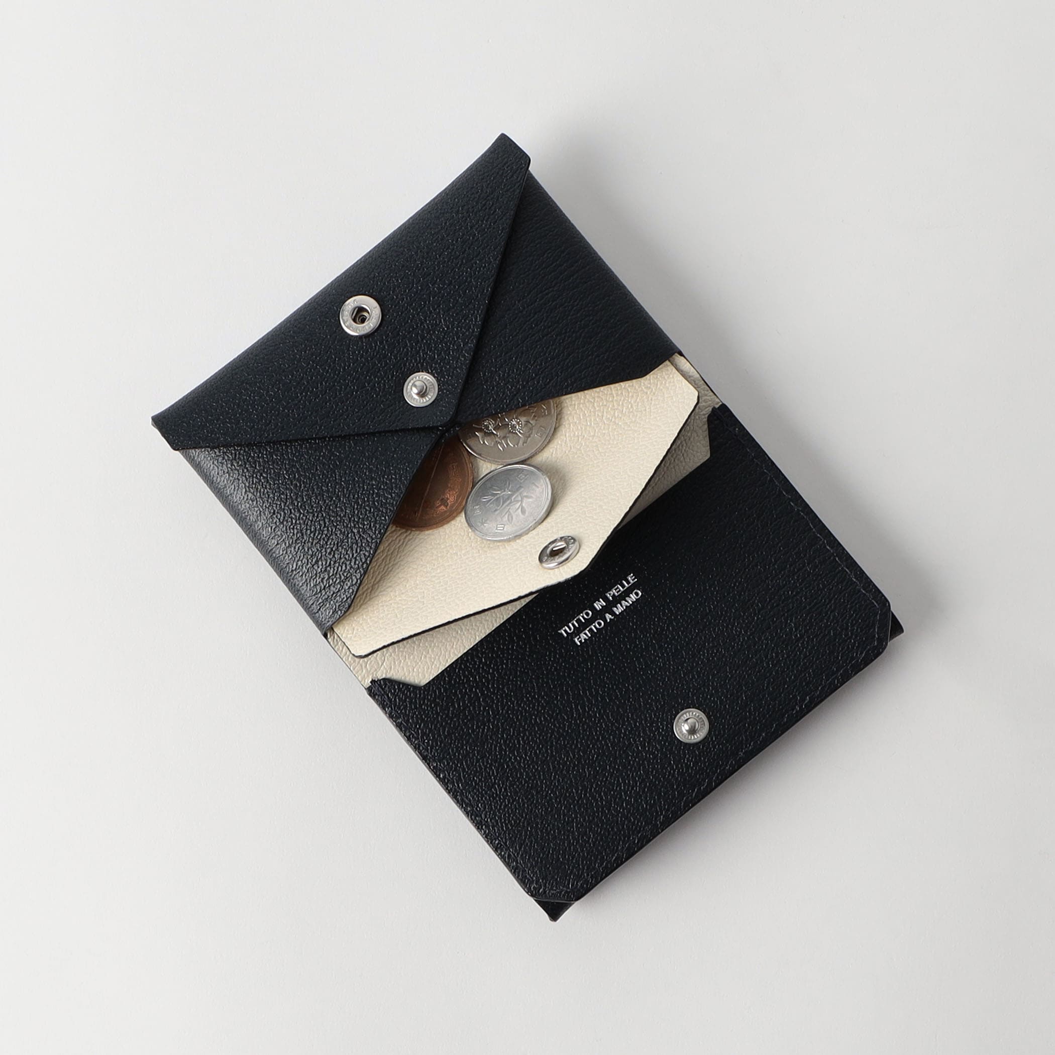 【ラルコバレーノ】 フォールディウォレット  NAVY*WHITE