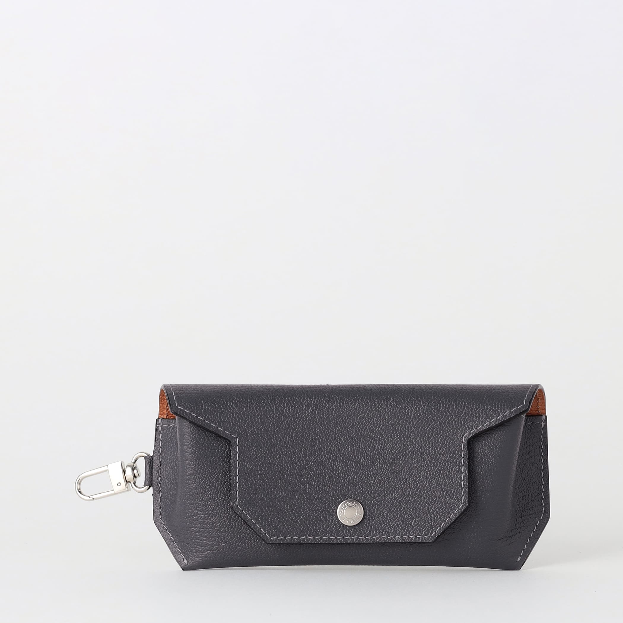 【ラルコバレーノ】 アイウェアケース CHARCOAL GRAY*CARAMELLO