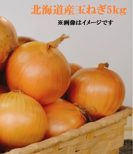【産直品】北海道産玉ねぎ5㎏　 ※冷蔵発送、産直品のため他商品との同梱不可、沖縄・離島への配送不可