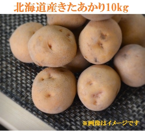 【産直品】北海道産きたあかりLM 10㎏　 ※常温発送、産直品のため他商品との同梱不可、沖縄・離島への配送不可