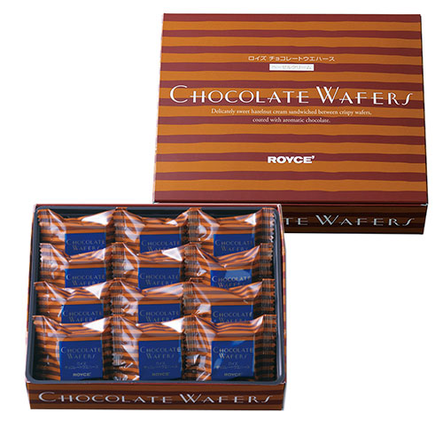 ロイズ チョコレートウエハース [ヘーゼルクリーム12個入]