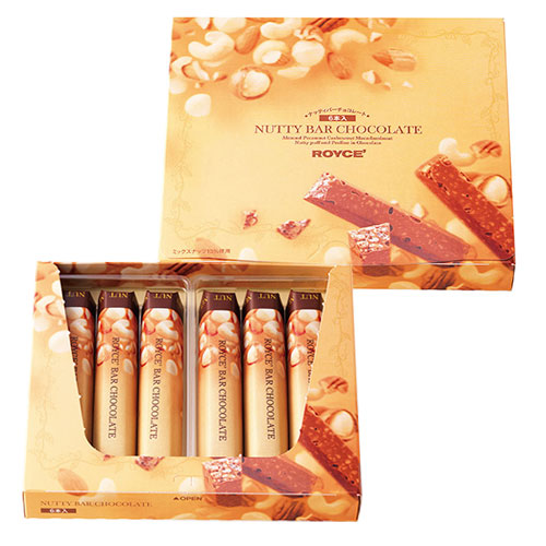 ロイズ ナッティバーチョコレート [6本入]