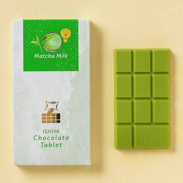 石屋製菓 チョコレートタブレット（抹茶ミルク）
