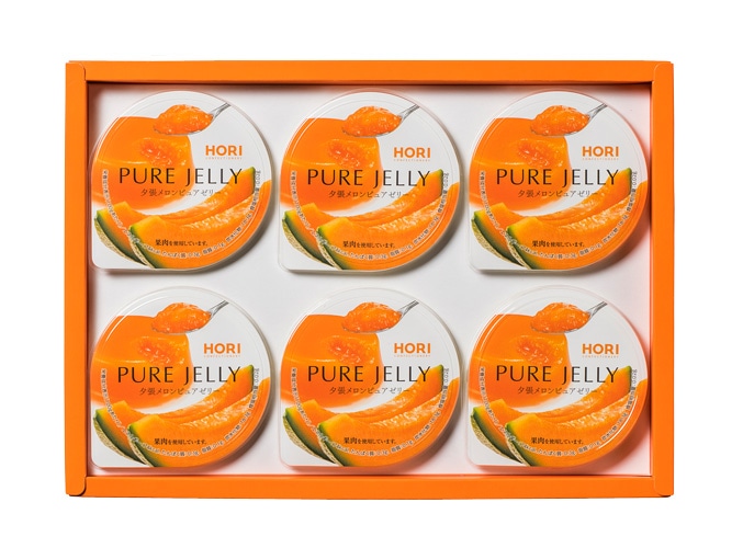ホリ 夕張メロンピュアゼリー 6個入り