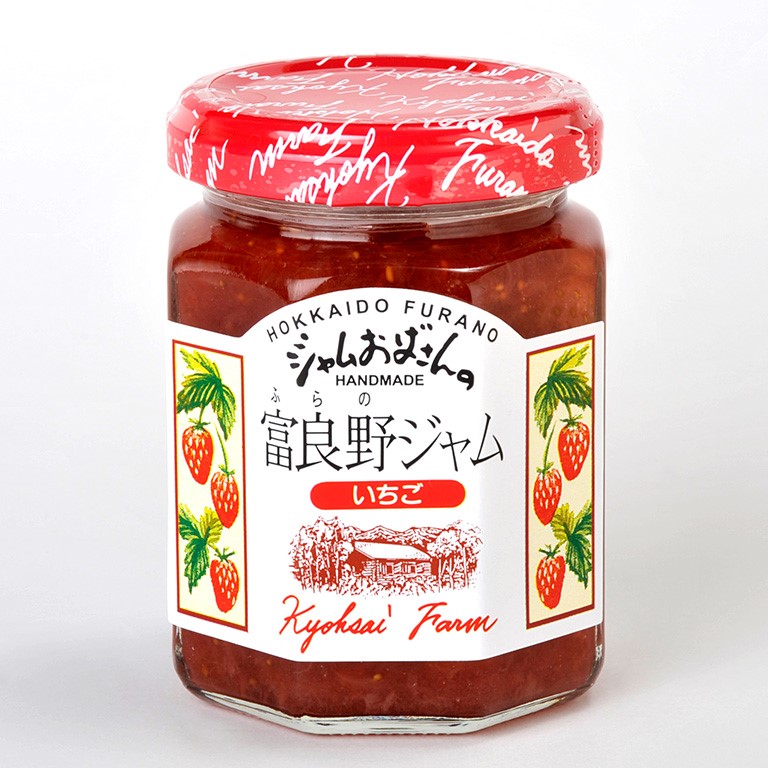 いちごジャム ジャムおばさんの富良野ジャム