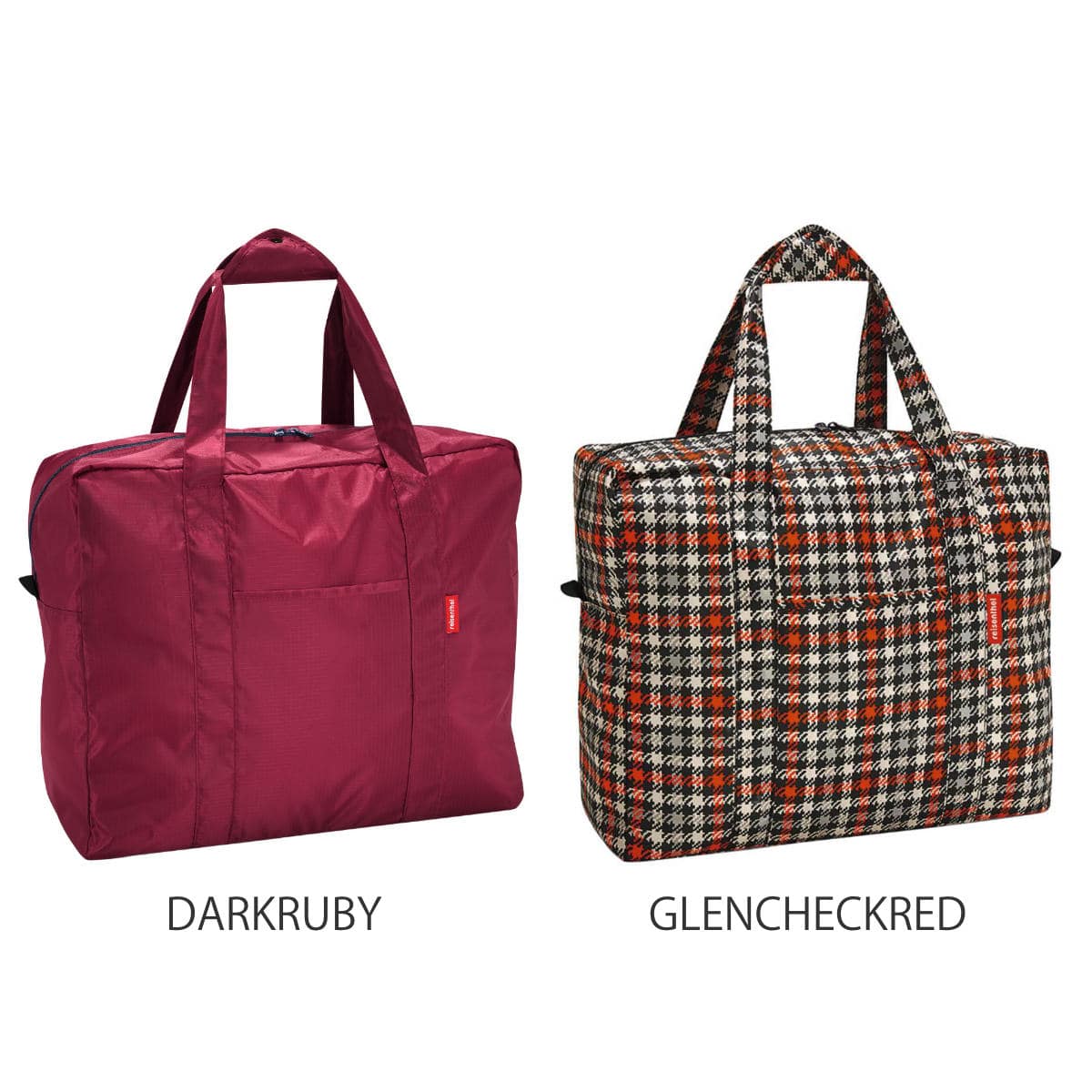 【アウトレット】 トラベルバッグ reisenthel MINI MAXI TOURINGBAG ( ボストンバッグ 大容量 折りたたみ バッグ 美容 学生 美容師 軽量 肩掛け 旅行用バッグ サブバッグ コンパクト キャリーオンバッグ ) 【GLENCHECKRED】 GLENCHECKRED