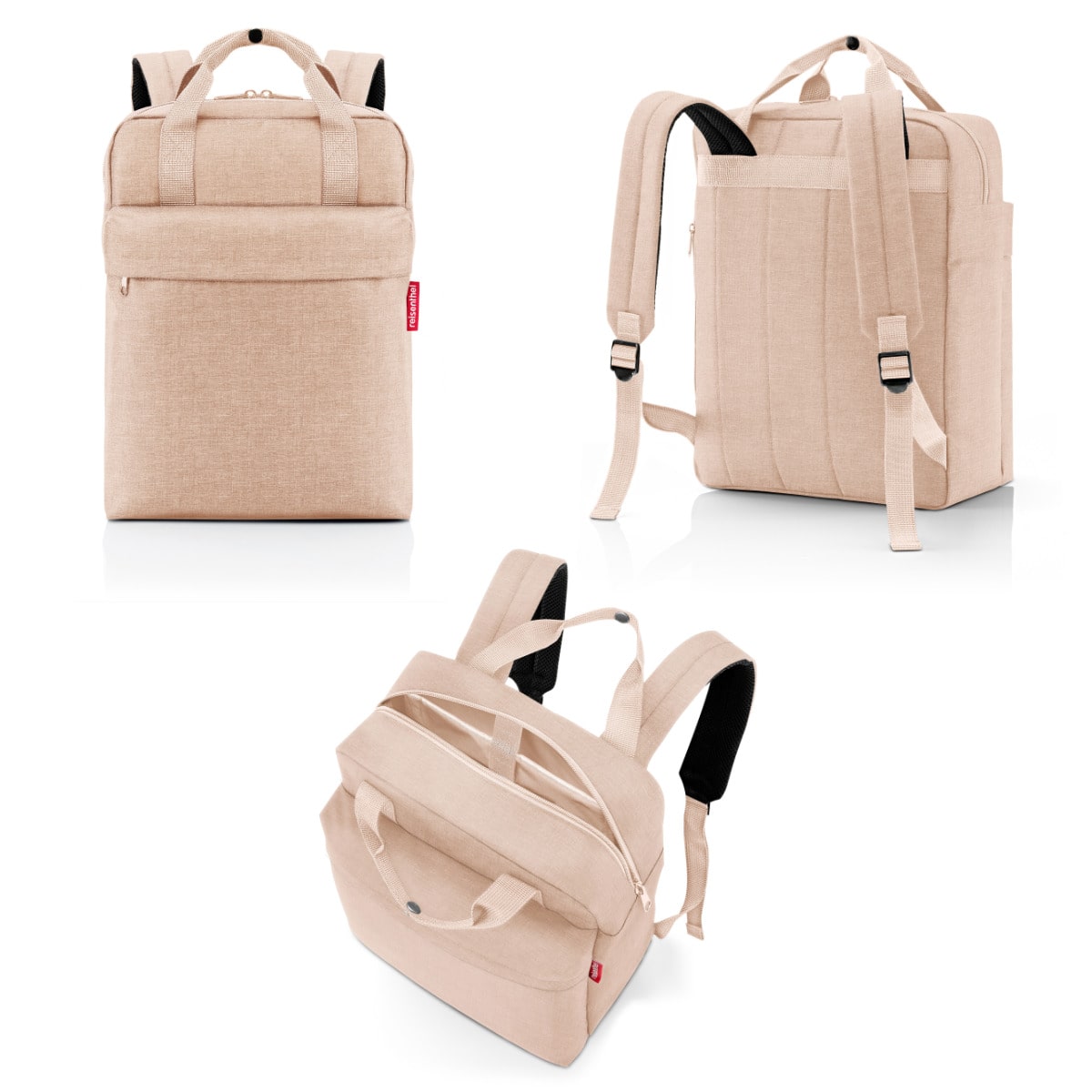 【アウトレット】リュック reisenthel ALLDAYBACK M TWIST ライゼンタール ( リュックサック バックパック レディース メンズ 大人 通勤 通学 ノートパソコン タブレット ママバッグ マザーズバッグ 軽量 おしゃれ ) 【COFFEE】 COFFEE