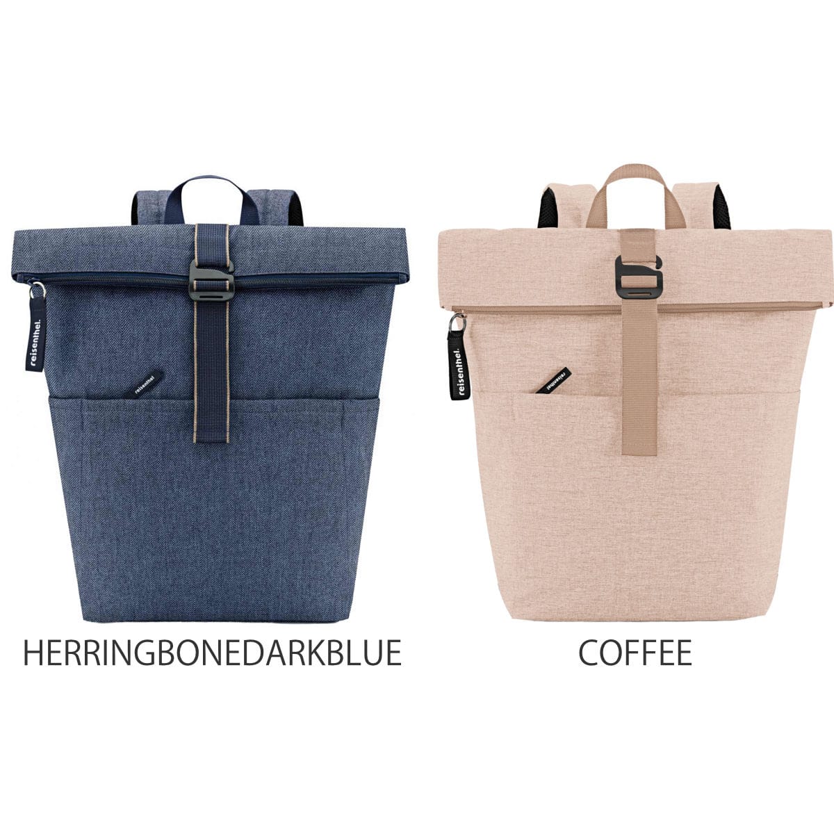 【アウトレット】 リュック reisenthel ライゼンタール ROLLTOP BACKPACK ( ロールトップ バックパック リュックサック レディース メンズ バッグ 大容量 通勤 通学 大人 ノートパソコン タブレット PC 収納 おしゃれ ) 【HERRINGBONEDARKBLUE】 HERRINGBONEDARKBLUE