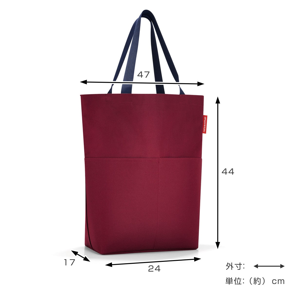 【アウトレット】トートバッグ reisenthel CITYSHOPPER 2 ( エコバッグ サブバッグ バッグ レディース 通勤 通学 ライゼンタール かばん 鞄 カバン 手提げ 縦長 ファスナー ポケット付き おしゃれ ) 【LEAVESBLUE】 LEAVESBLUE