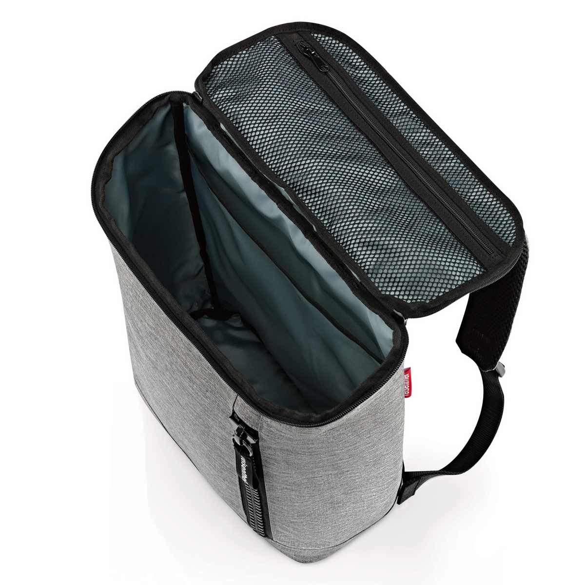 【アウトレット】リュック ライゼンタール OVERNIGHTER BACKPACK M ( reisenthel リュックサック ボックス型 バックパック レディース ツイストシルバー タブレット PC 収納 おしゃれ ) SILVER