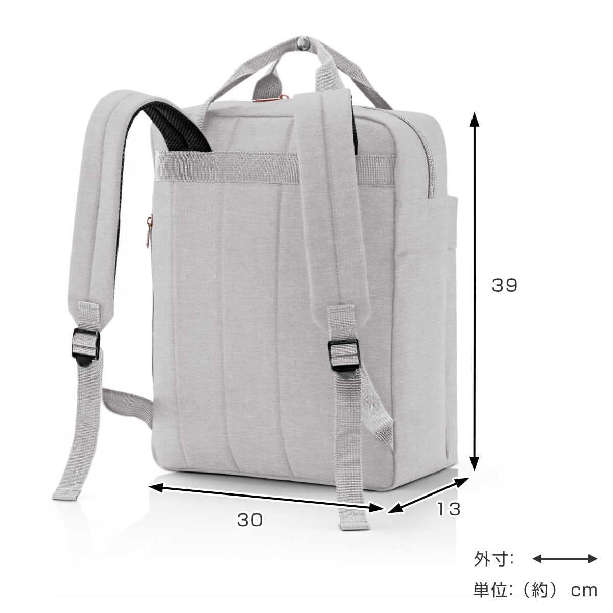 【アウトレット】リュック reisenthel ALLDAYBACK M TWIST ライゼンタール ( リュックサック バックパック レディース メンズ 大人 通勤 通学 ノートパソコン タブレット ママバッグ マザーズバッグ 軽量 おしゃれ ) 【COFFEE】 COFFEE