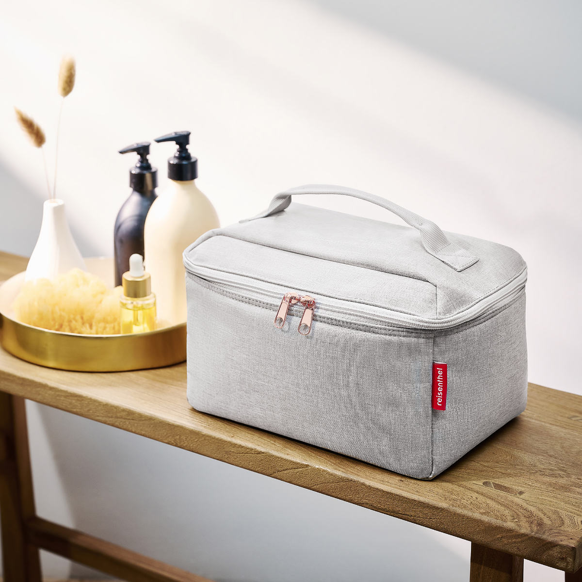 【アウトレット】コスメポーチ reisenthel BEAUTYCASE ( ポーチ メイクポーチ バニティ 持ち運び 大容量 仕切り 持ち手付き メイク道具 ファスナー ポケット おしゃれ 取り出しやすい 旅行 収納 ) 【SKYROSE】 SKYROSE