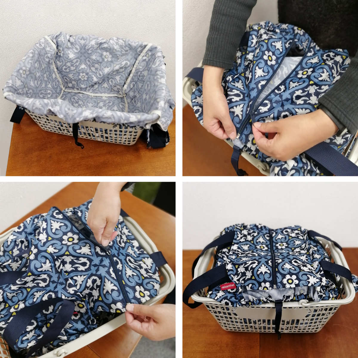 【アウトレット】エコバッグ レジカゴ reisenthel MINI MAXI BASKETSHOPPER 30L ( エコバッグ レジカゴ用 マイバッグ ファスナー付き お買い物バッグ ショルダー コンパクト おしゃれ 買い物カゴ ) 【BLACK】 BLACK