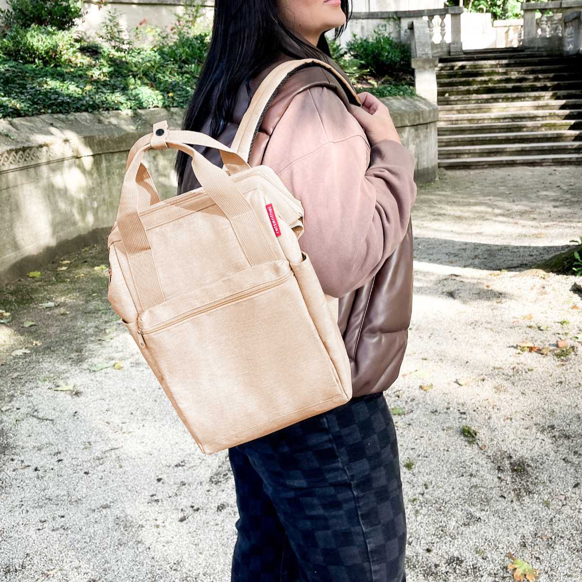 【アウトレット】リュック ライゼンタール ALLROUNDER R ( reisenthel リュックサック バックパック レディース 大人 通勤 通学 ポケット付き キャリーオン バッグ ママバッグ マザーズバッグ 撥水加工 ) 【COFFEE】 COFFEE