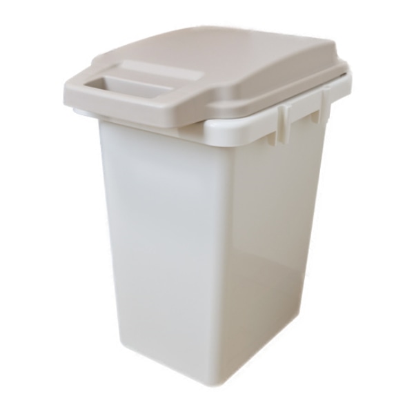 ゴミ箱 33L ワンハンドパッキンペール ( 45L袋対応可 45リットルゴミ袋対応 ごみ箱 防臭 パッキン ロック付き ダストボックス 屋外 連結 ふた付き 大容量 臭い 漏れ にしくい 分別 キッチン 生ゴミ ごみ おむつ 介護 ベビー 子供 )