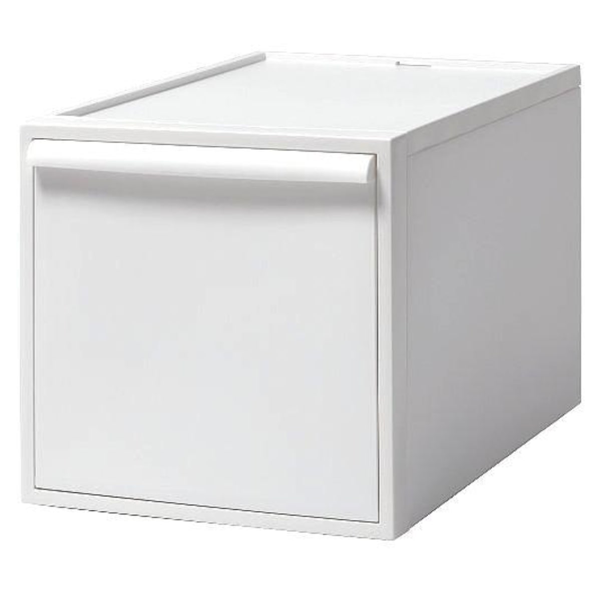 【当店限定カラー】収納ケース 同色2個セット 引き出し L 幅32×奥行52×高さ31.8cm クローゼットシステム ( 収納 クローゼット 衣類収納 衣装ケース 積み重ね プラスチック 日本製 ) 【オールホワイト】 オールホワイト