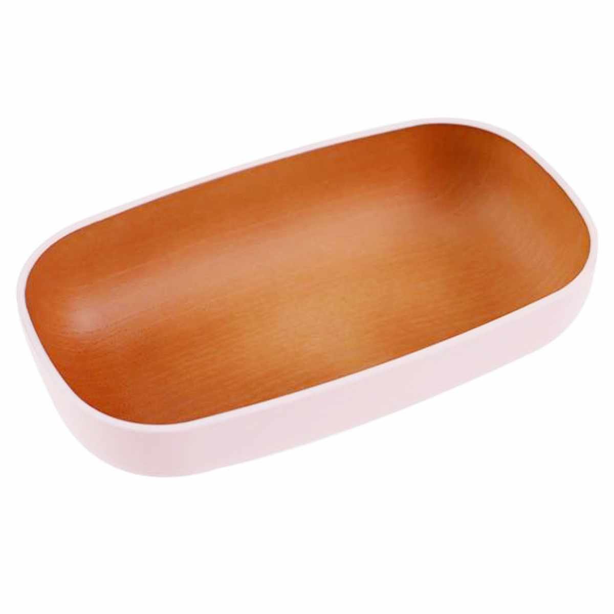 ボウル 16cm レクタングル プラスチック 砂紋 samon 皿 食器 日本製 同色5個セット ピンク ( 電子レンジ対応 食洗機対応 中鉢 290ml 木目調 取り鉢 木製風 取り皿 和食 割れにくい おしゃれ ) 【ホワイト】 ホワイト