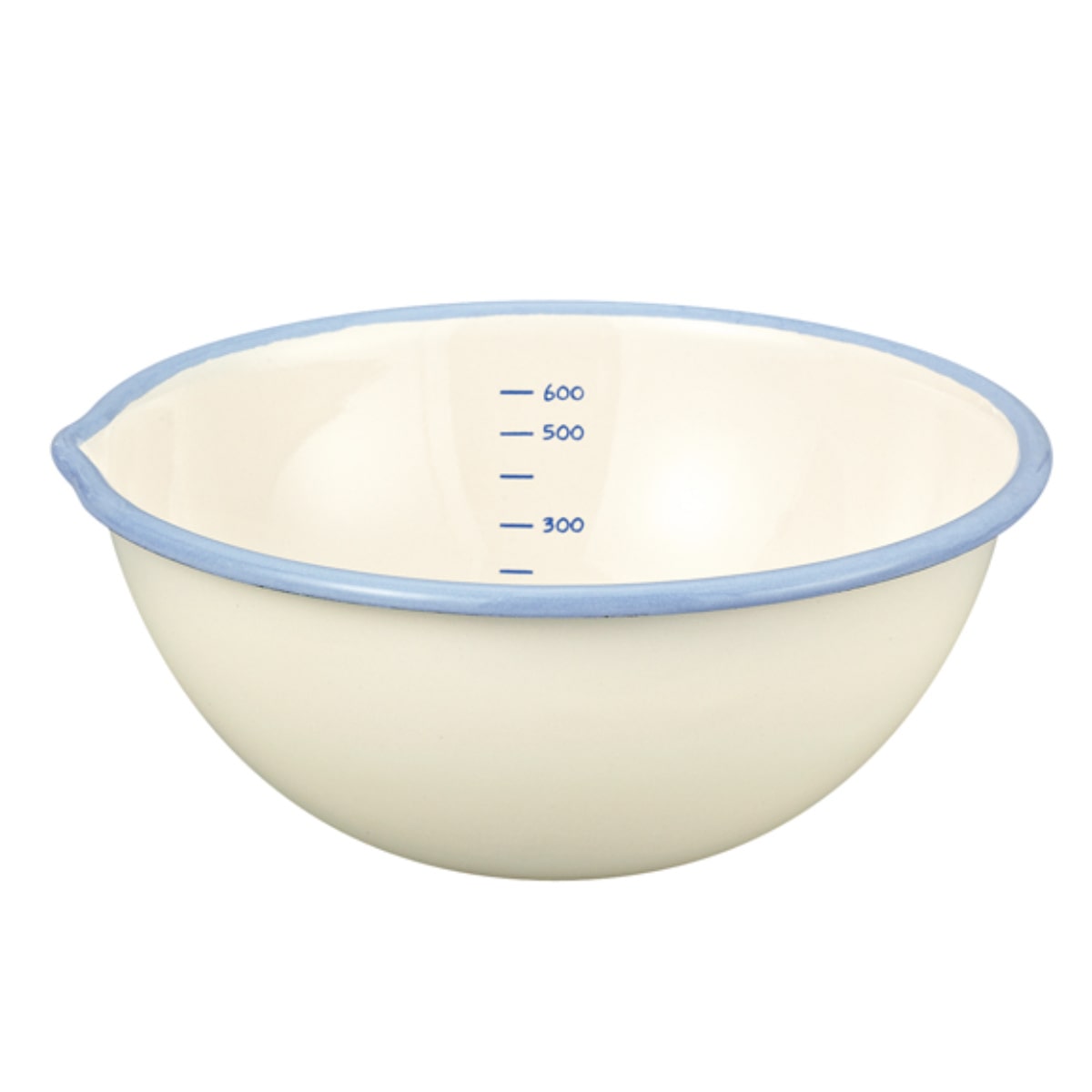 ボウル 15cm ホーロー製 富士ホーロー Honey Ware 片口ボール ( ボール ホーローボウル 琺瑯ボウル 琺瑯ボール ほうろう 片口ボウル 調理ボウル 調理ボール 目盛り付き 白 下ごしらえ キッチンツール ) 【ホワイト】 ホワイト