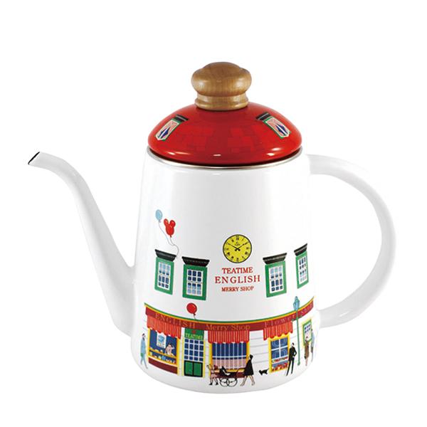 ドリップポット 1L メリーハウス ホーロー ハニーウェア Honeywere 富士ホーロー ( ポット コーヒーケトル コーヒーポット ケトル ドリップケトル 琺瑯 おしゃれ かわいい 食器 ) 【ショップ】 ショップ