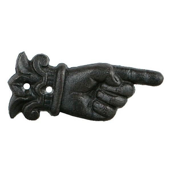 サインプレート 右 ダルトン DULTON アイアン 指 ( アイアンプレート ドアプレート ドアサイン 方向 向き 表示 ピクトサイン ガーデン インテリア 雑貨 おしゃれ 案内 レトロ アンティーク風 )